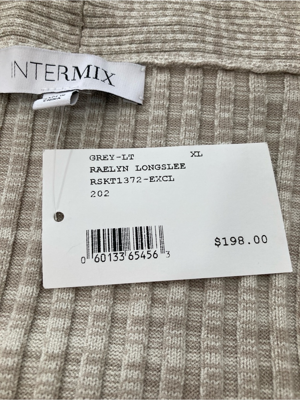 NWT Intermix Raelyn Ribbed Space Dye Sweater - Picture 5 of 7